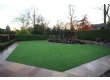 Hexagonal designed garden using Artificial Grass